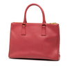 Secondhand Prada Medium Saffiano Lux Galleria Double Zip Satchel