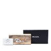 Prada Saffiano Lux Crystal Embellished Continental Wallet Secondhand