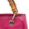 Gucci Small Calfskin Bamboo Shopper Satchel Secondhand