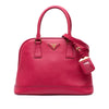 Prada Medium Saffiano Lux Open Promenade Satchel Secondhand