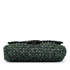 Secondhand Fendi Zucca Interlaced Jacquard Baguette Satchel