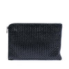 Bottega Veneta Leather Intrecciato Clutch Secondhand