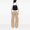 Chanel CC Quilted Denim and Calfskin Backpack Secondhand