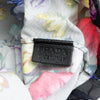 Secondhand Prada Mesh Leather and Floral Printed Tessuto Tote
