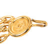 Chanel CC Gold Plated 31 Rue Cambon Medallion Triple Chain Belt Secondhand