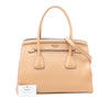 Prada Vitello Daino Cuir Frame Convertible Tote Secondhand