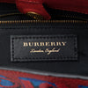Burberry Small Graffiti Print Grainy Calfskin Banner Satchel Secondhand