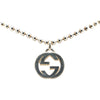 Gucci Sterling Silver Interlocking G Pendant Necklace Secondhand