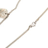 Chanel CC Brass Quilted Dog Tag Pendant Necklace Secondhand