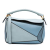 LOEWE Small Tricolor Calfskin Puzzle Satchel Secondhand