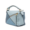 LOEWE Small Tricolor Calfskin Puzzle Satchel Secondhand
