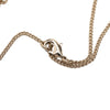 Chanel CC Gold Plated Faux Pearl Strass Deer Pendant Necklace Secondhand