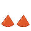 Hermès Swift Triangle Clip On Earrings Secondhand