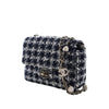 Chanel Mini Square Tweed Coco Heart Chain Flap Secondhand