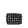 Chanel Mini Square Tweed Coco Heart Chain Flap Secondhand