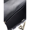 Chanel Mini Square Tweed Coco Heart Chain Flap Secondhand