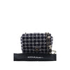 Chanel Mini Square Tweed Coco Heart Chain Flap Secondhand