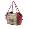 Burberry Small Haymarket Check Canvas and Leather Canterbury Tote Secondhand