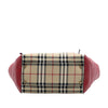 Burberry Small Haymarket Check Canvas and Leather Canterbury Tote Secondhand