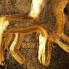 Secondhand Chanel Gold Plated Leo Lion Medallion Pendant Necklace