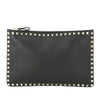 Valentino Grained Calfskin Rockstud Clutch Secondhand