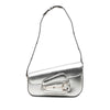 Secondhand Gucci Metallic Textured Calfskin Asymmetric Horsebit 1955 Shoulder Bag