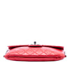 Chanel CC Quilted Lambskin Embossed LAX Single Flap Secondhand