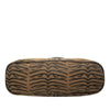 Fendi Zucca Zebra Print Canvas Diavolo Trapezio Tote Secondhand