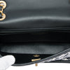 Chanel CC Woven Lambskin and Viscose Houndstooth Single Flap Secondhand