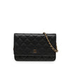 Chanel CC Quilted Caviar Wallet on Chain Secondhand