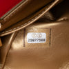 Chanel Mini Square Classic Lambskin Pearl Crush Single Flap Secondhand
