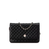 Chanel CC Microquilted Lambskin Wallet On Chain Secondhand