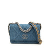 Chanel Denim 19 Flap Wallet On Chain Secondhand