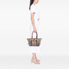 Burberry Small House Check Canvas Bridle Salisbury Tote Secondhand