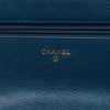 Chanel Quilted Patent and Goatskin CC Eyelet Wallet On Chain Secondhand