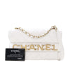 Chanel Medium Quilted Calfskin Logo Enchained Flap Secondhand