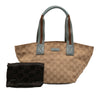 Gucci GG Canvas Web Tote Secondhand
