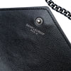 Saint Laurent Grain De Poudre Matelasse Chevron Monogram Chain Wallet Secondhand