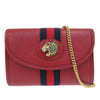 Gucci Mini Calfskin Rajah Web Chain Crossbody Secondhand