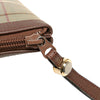 Burberry Vintage Check Canvas Wristlet Clutch Secondhand