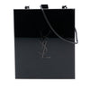 Secondhand Saint Laurent Acrylic Tuxedo Box Clutch on Chain
