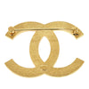 Secondhand Chanel CC Gold Plated Enamel Bicolor Pin Brooch