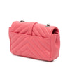 Saint Laurent Baby Grained Calfskin Chevron Classic Monogram Chain Bag Secondhand