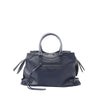 Balenciaga Large Grained Calfskin Motocross Neo Classic City Satchel Secondhand