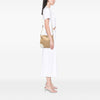 Prada Leather Trimmed Tessuto Zip Top Crossbody Secondhand
