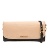 Miu Miu Bicolor Leather Wallet On Chain Secondhand