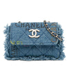 Chanel Mini Denim Mood Clutch with Chain Secondhand