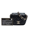 Chanel Mini CC Quilted Lambskin Crochet Flap Secondhand