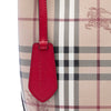 Burberry Haymarket Check Coated Canvas Lorne Bucket Bag Secondhand