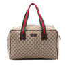Secondhand Gucci GG Canvas Web Duffle Bag